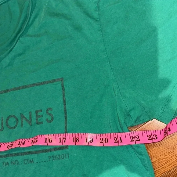 Jack Jones Green Core V neck  Men's Large T Shirt - Picture 4 of 9